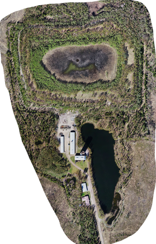Karta över Gruvområdet - Korsnäs Mine Center