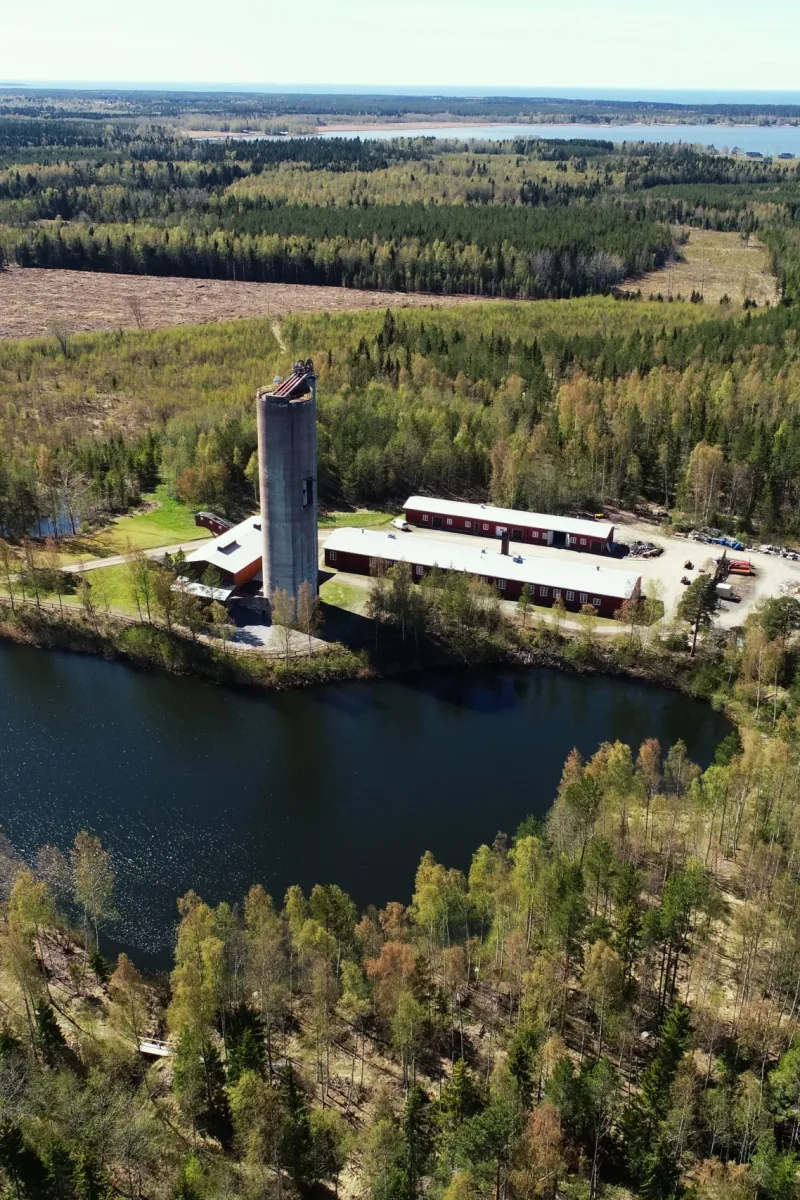 Flygfoto av Gruvområdet - Korsnäs Mine Center